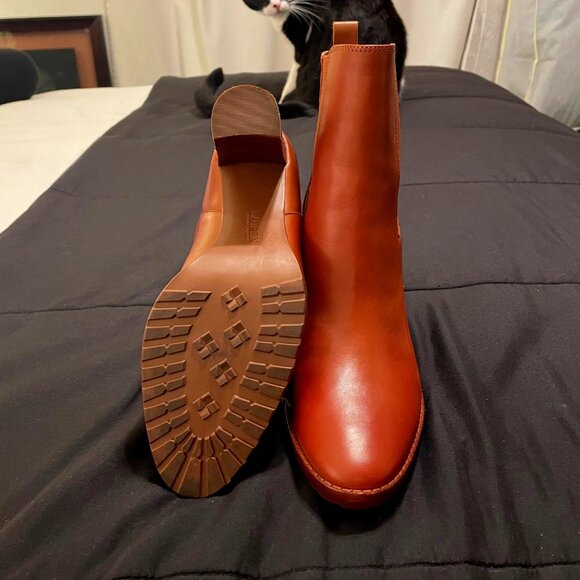 Ralph Lauren Mylah Leather Chelsea Boots - Picture 1 of 4